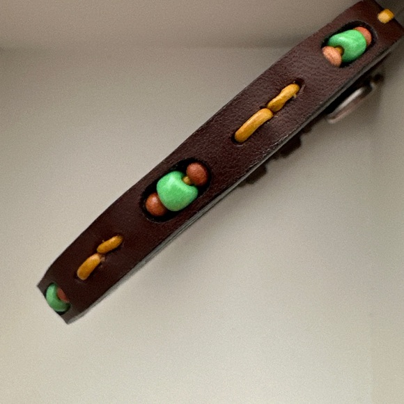 Gucci Brown Leather Bracelet with Box - Picture 2 of 8